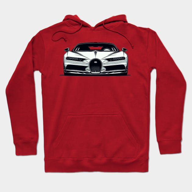 Bugatti Chiron Hoodie by Vehicles-Art